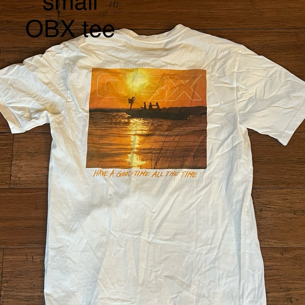 Volcom White and Orange OBX Graphic Tee